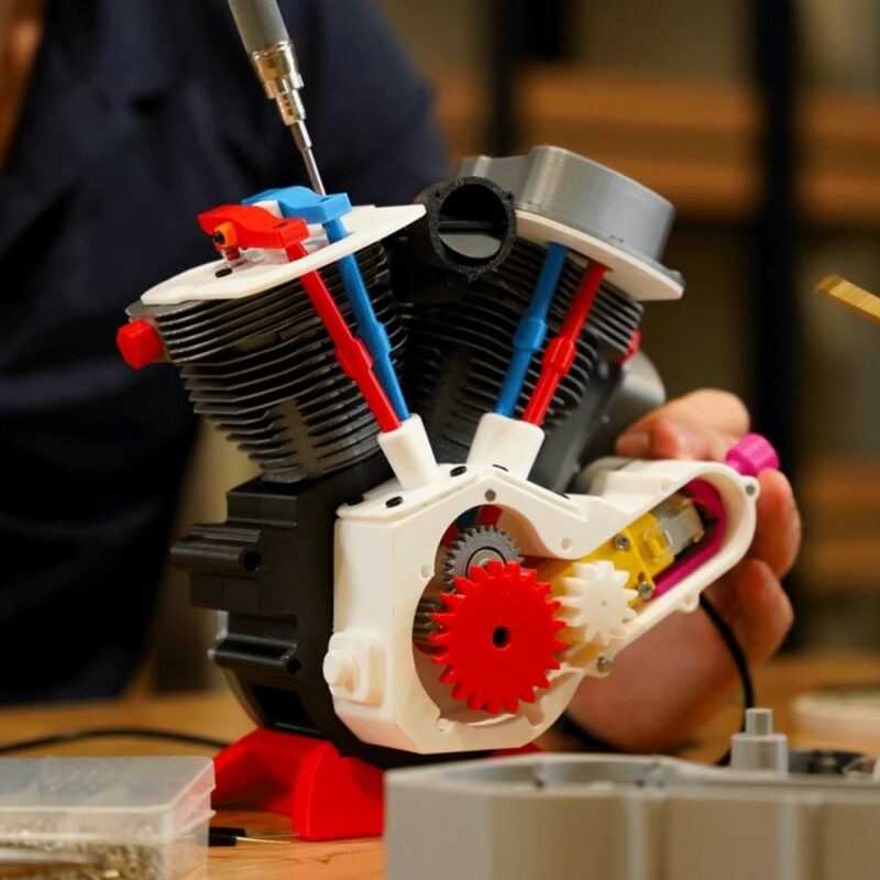 Engine Model bambu lab evolt portugal espana filamento impressao 3d