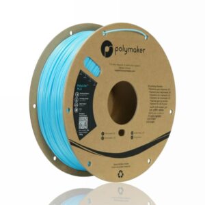 PLA PolyLite 1kg Sky Blue – Polymaker – LINHA ANTIGA (Consultar Descrição)