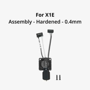 0.4mm Complete Hotend Assembly with Hardened Steel nozzle – X1E (Hotend completo Nozzle Aço Endurecido) – Bambu Lab