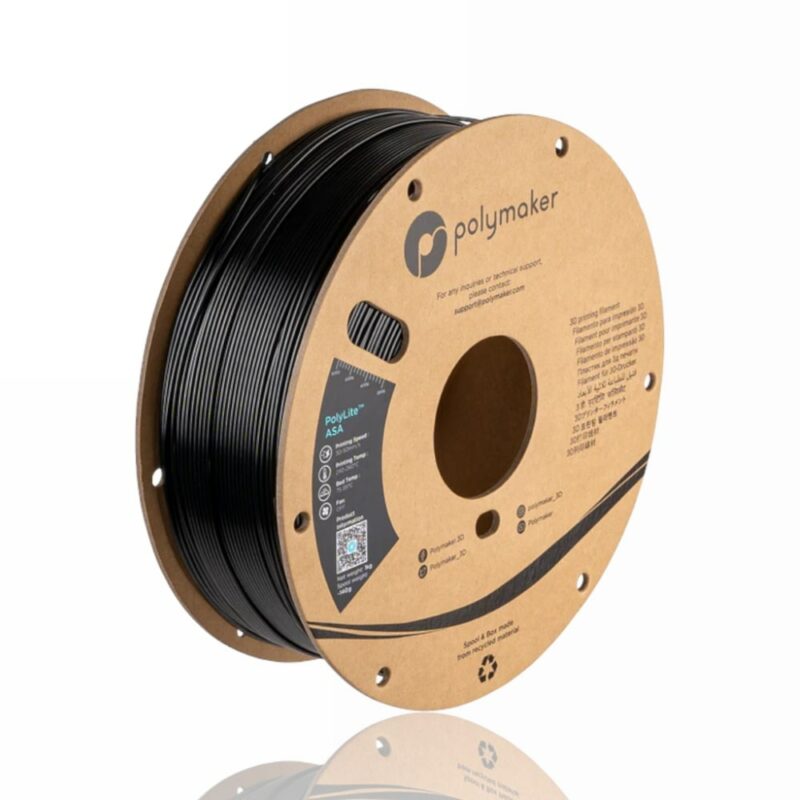 PolyLite ASA jet black evolt portugal espana filamento impressao 3d