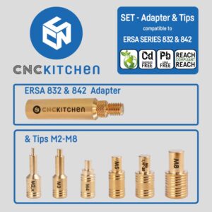 Conjunto Soldering Tips SET Ersa Adapter 1 (+ Tips ONLY Set) – CNC Kitchen