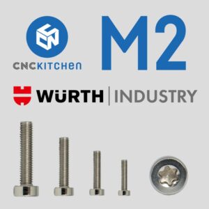 25 Parafusos TORX Stainless Steel M2x10 (TX6 Low Head Screw) – CNC Kitchen