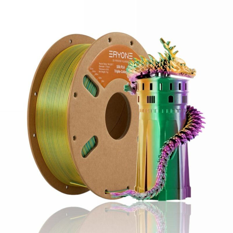 dark green purple yellow tricolor eryone evolt portugal espana filamento impressao 3d