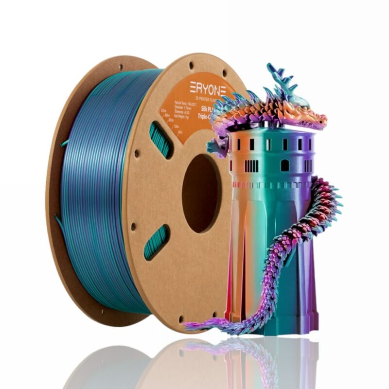 purple bue green burnt orange tricolor eryone evolt portugal espana filamento impressao 3d