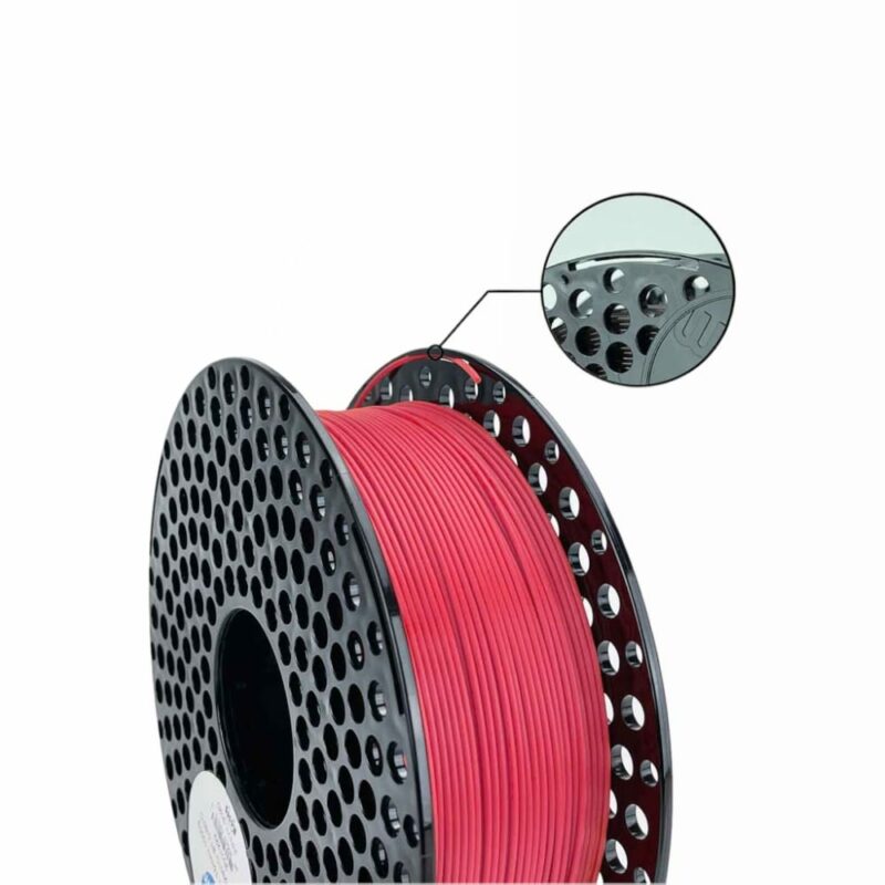 3D printing filament azurefilm pla evolt-portugal espana filamento impressao 3d coral red