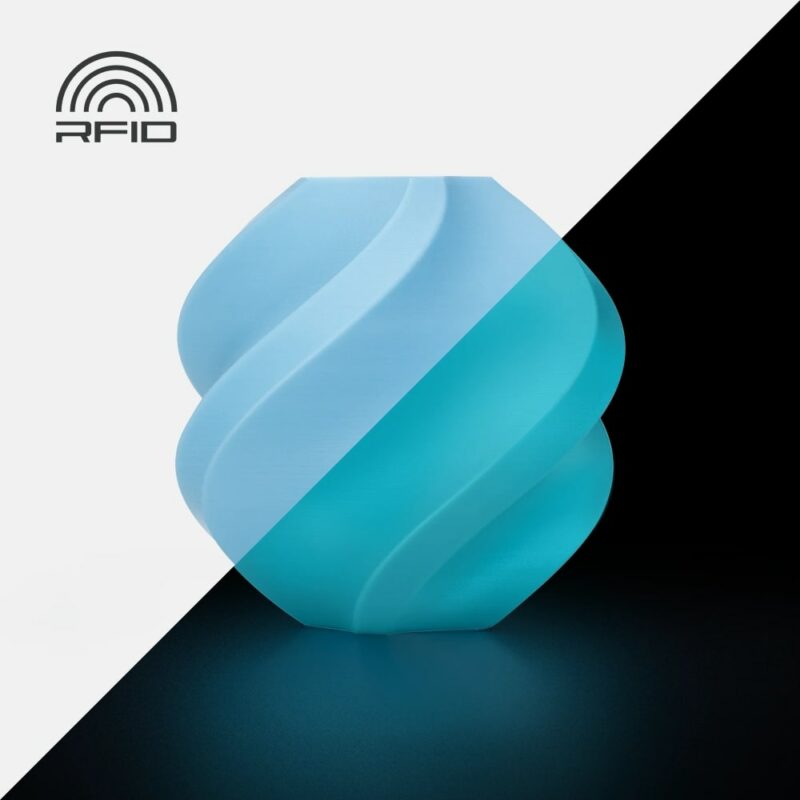 pla glow bambu lab blue evolt portugal espana filamento impressao 3d