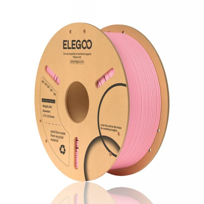 PLA Filament 1KG pink elegoo evolt portugal espana filamento impressao 3d