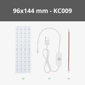 Litophane LED Backlight Board Kit 96x144mm (2PCS) – Bambu Lab