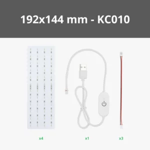 Litophane LED Backlight Board Kit 192x144mm (4PCS) – Bambu Lab