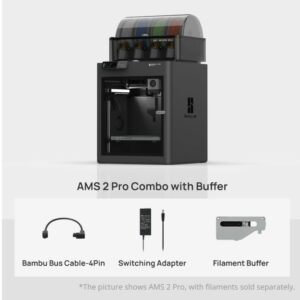 Bambu Lab P1S AMS 2 Combo with Buffer – Impressora 3D