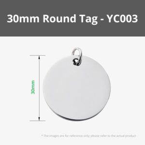 Bambu 3D (Large) 30mm Round Tag (5 pcs) – Bambu Lab