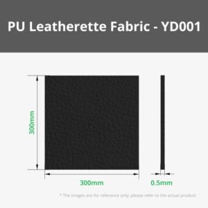 Bambu 3D Pebbled PU Leatherette Fabric (5 pcs) Black – Bambu Lab