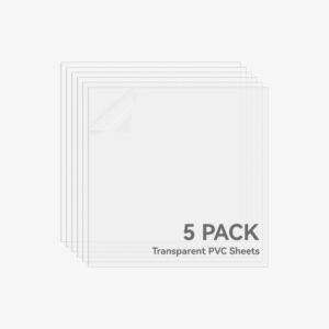 Bambu 3D 0.3mm Transparent PVC Sheet (5 pcs) – Bambu Lab