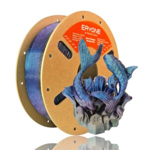 PLA Rainbow Burnt Titanium 1kg Iridescent (Rose Red, Dark Gold, Green, Blue and Purple Blue) – ERYONE