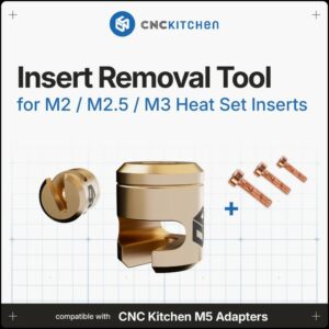 Insert Removal Tool V2 for M2, M2.5 and M3 – CNC Kitchen