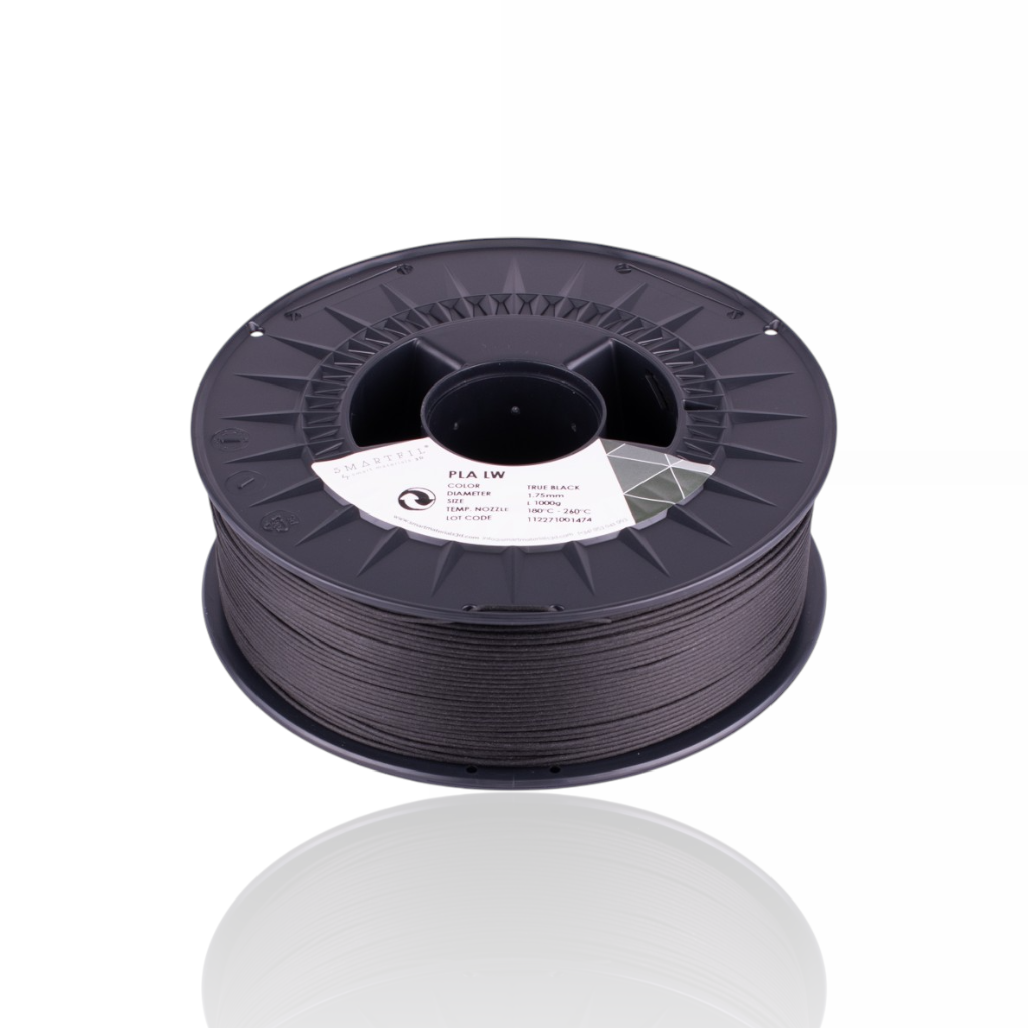 BOBINA PLA LW true black 1000g (WEBSITE EVOLT)