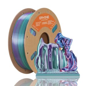 PLA Hyper Speed Silk Quadruple Color 1kg Aurora Dream (Tea Green, Violet, Electric Pink and Indigo) – ERYONE