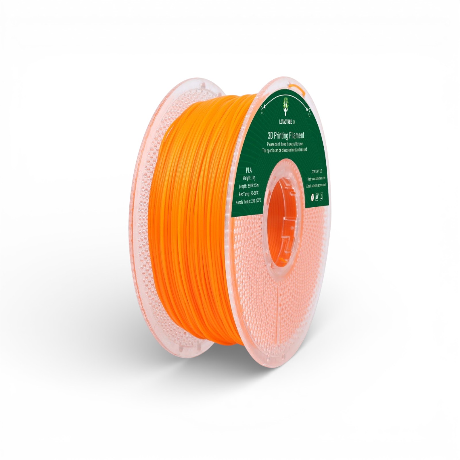 PLA Neon Orange 001-(WEBSITE EVOLT)