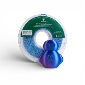 PLA SILK (Dual Color) 1kg RoseRed+SkyBlue – Lotactree