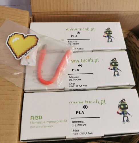 PLA FIL3D 1kg Preto - Tucab photo review