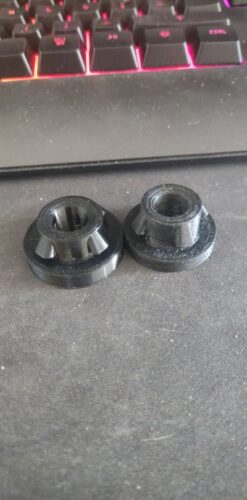 TPU 50g (Amostra) Flexible Filament Hardness 98A Black - Azurefilm photo review