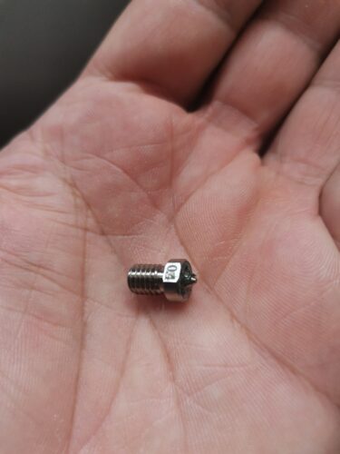 0.4mm Liga de Titânio TC4 Titanium Alloy Nozzle (compatível com E3D) - AIMSOAR photo review